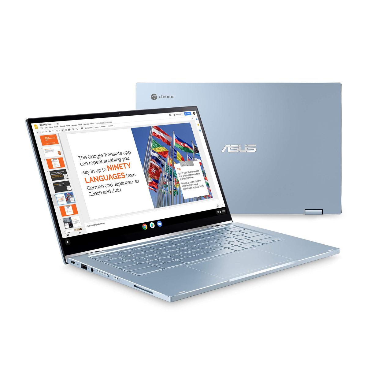 2 in 1 Laptop, 14" Touchscreen FHD, Intel Core m3, 8GB RAM, 64GB eMMC, Silver B1206