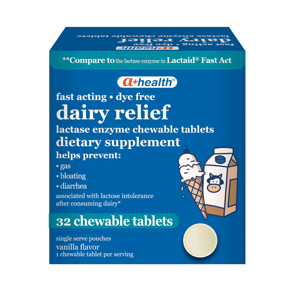 Lactase Enzyme Chewable Tablets 32 Count I163962