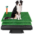 Large Dog Grass Pad with Tray and 2 Artificial Pee Grasses L360437