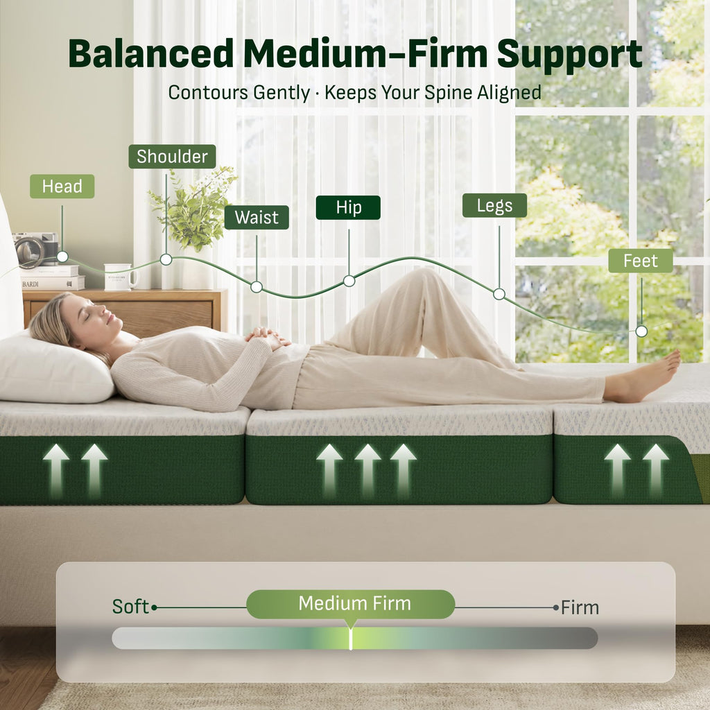 Tri-Fold Mattress Full 6 Inch Memory Foam X42036