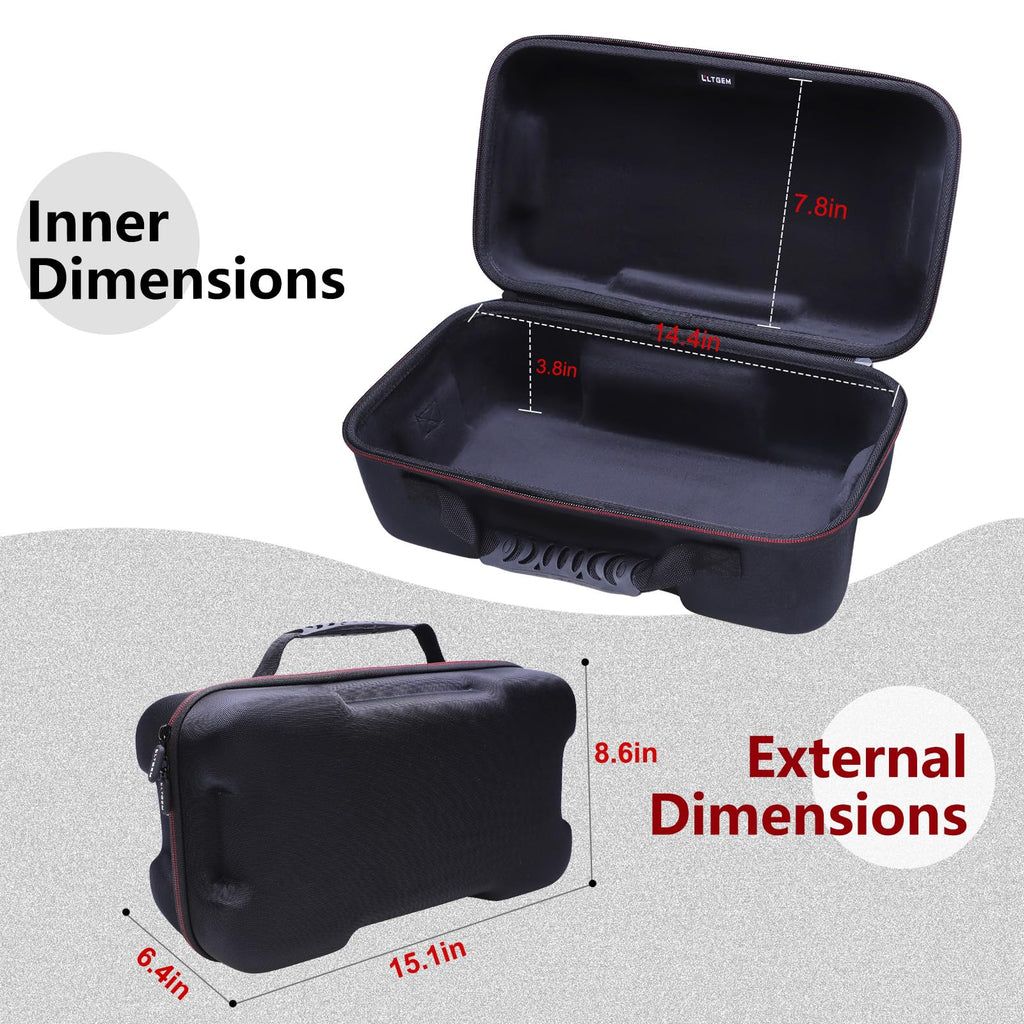 Black Red Gaming Console Case and Controller Case P8933