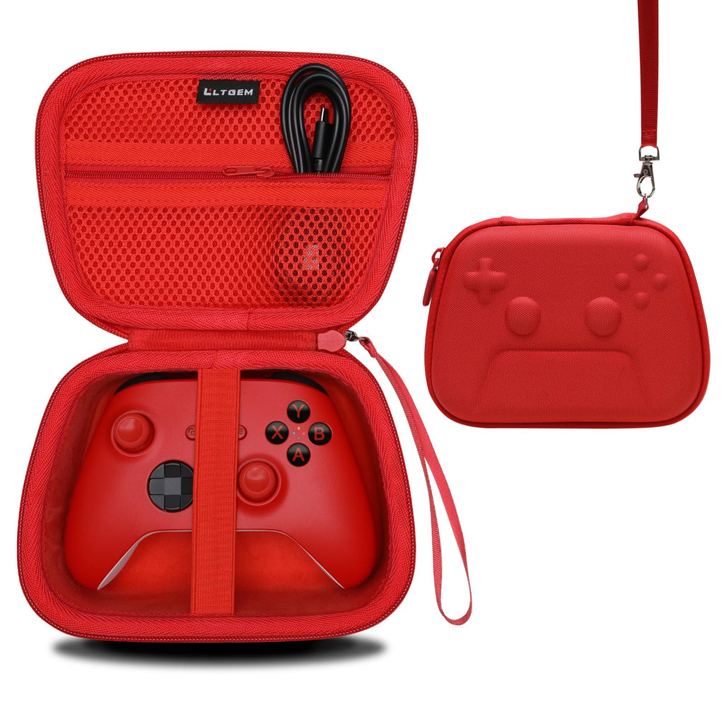 Black Red Gaming Console Case and Controller Case P8933
