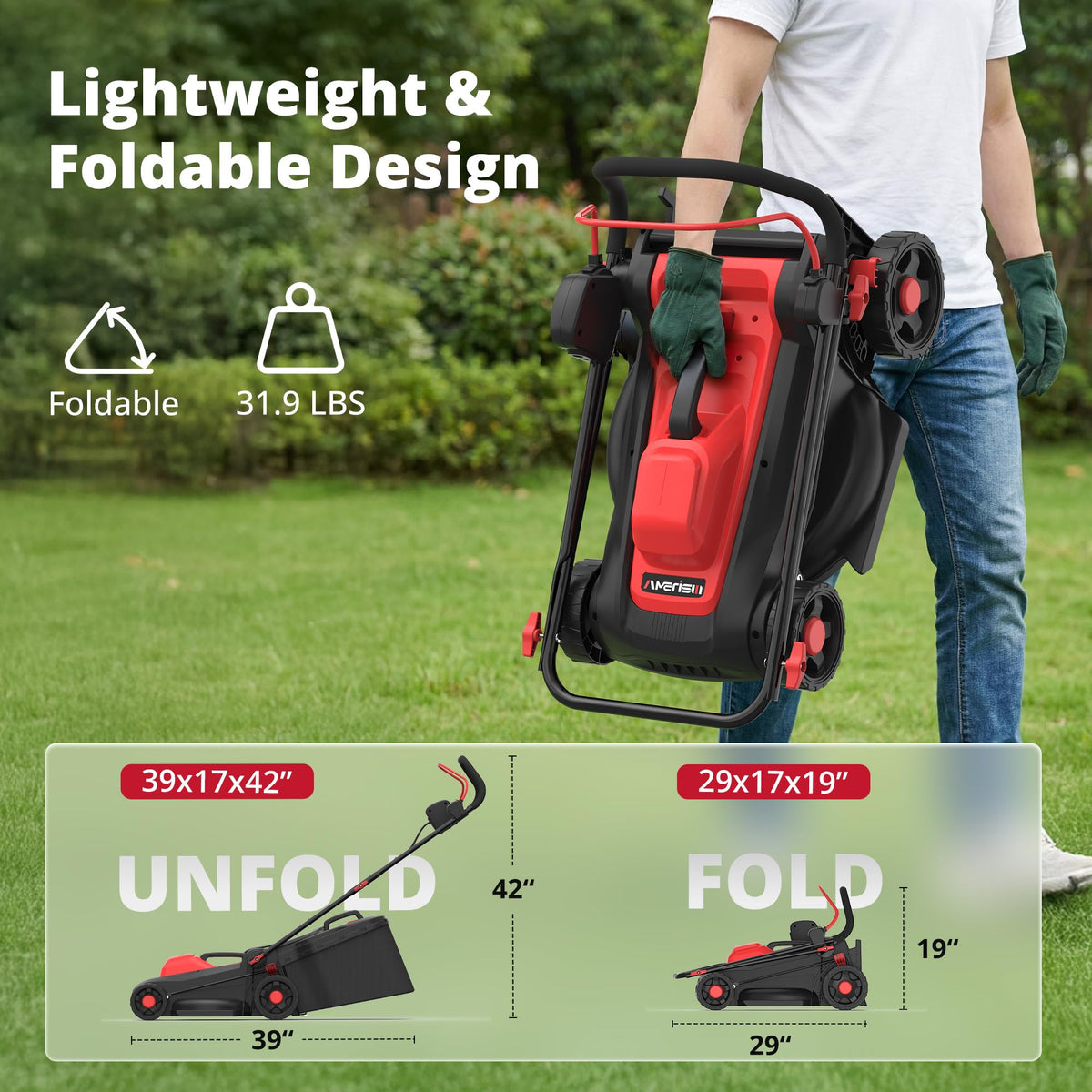 14-Inch Electric Corded Push Mower Q289100