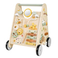 Wooden Baby Push Walker with Activity Center E960