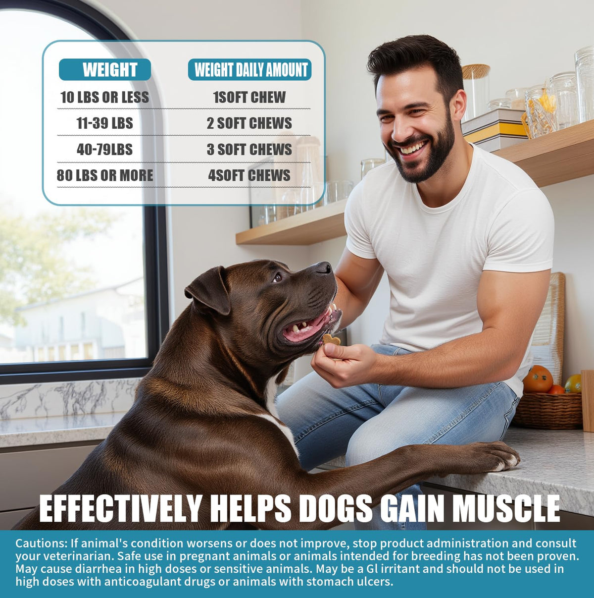 High Protein Dog Weight Gainer Chews D860
