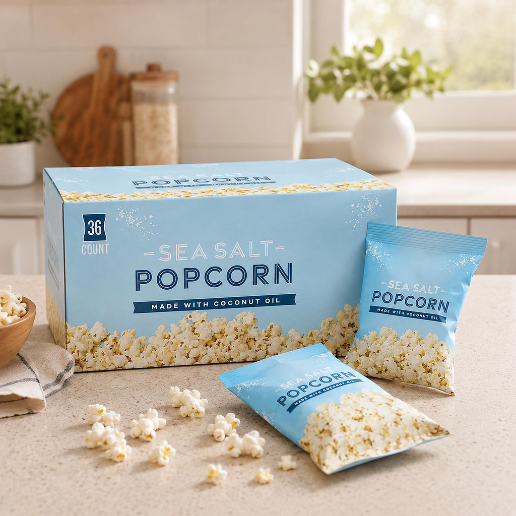 Sea Salt Popcorn with Coconut Oil J73278