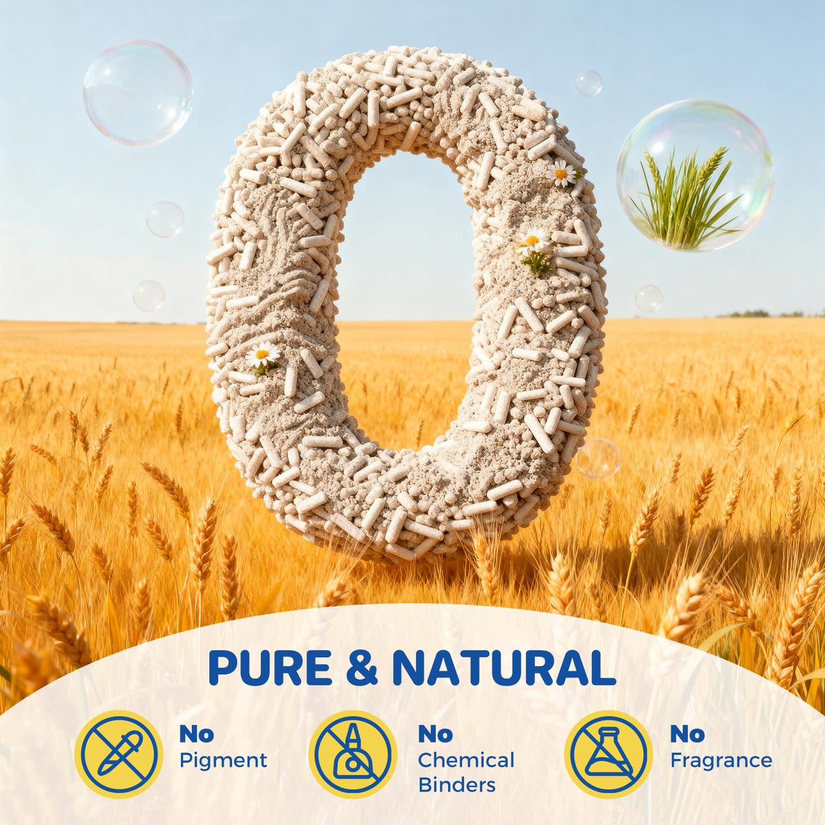 Natural Clumping Cat Litter 36 Pounds W4965