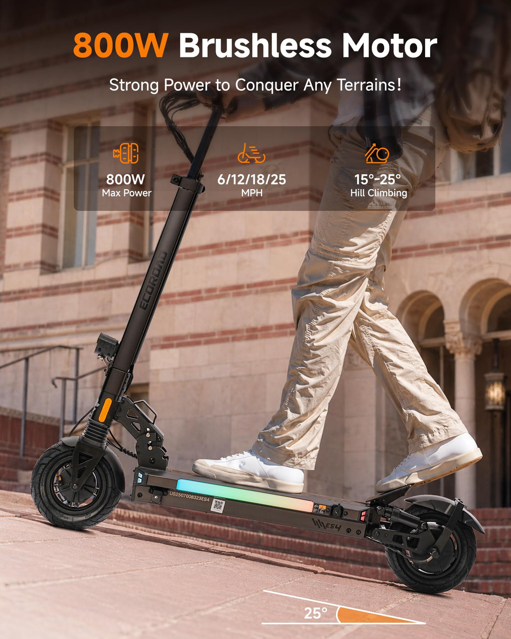Electric Scooter 750W 25 MPH 30-35 Miles C237607