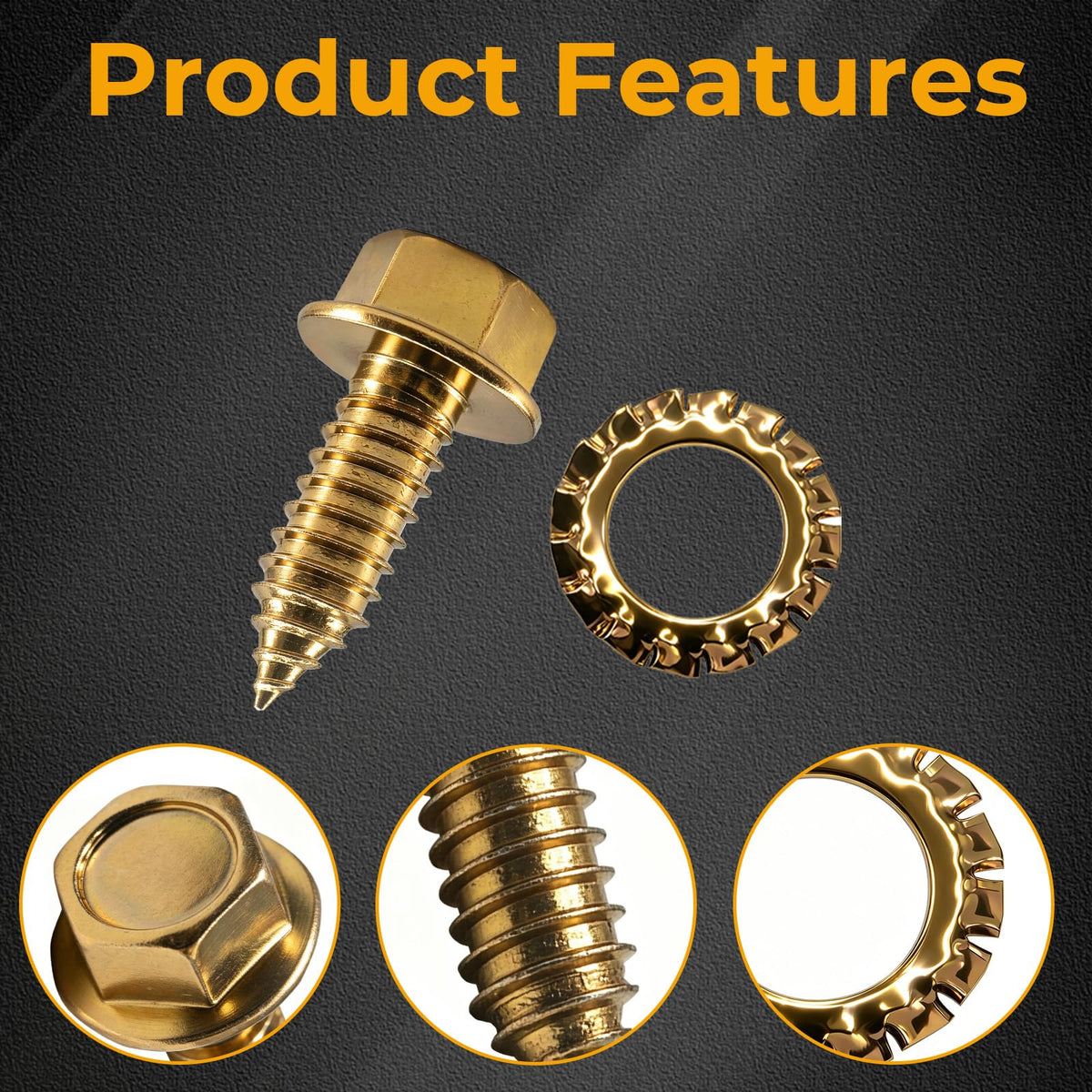 3/8 in x 1 in Self Tap Screw 6P P848488