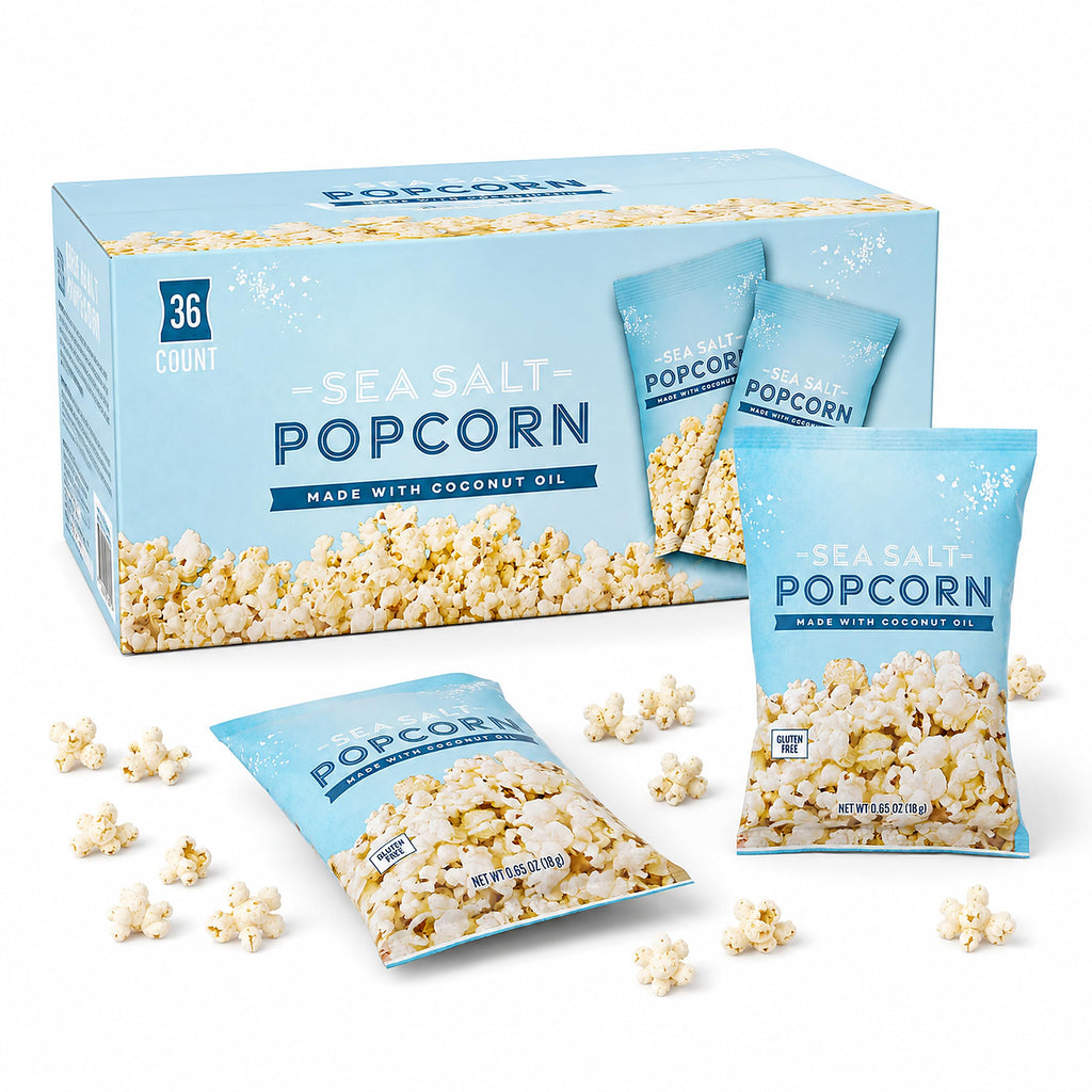 Sea Salt Popcorn with Coconut Oil J73278