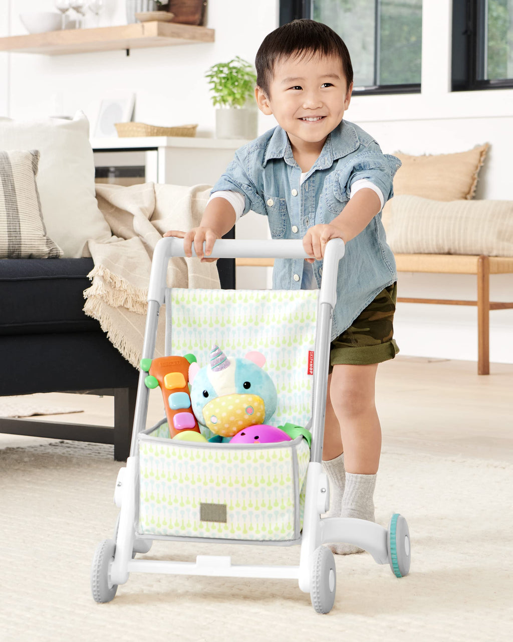 4-in-1 Sit to Stand Baby Walker with 40+ Activities X251258