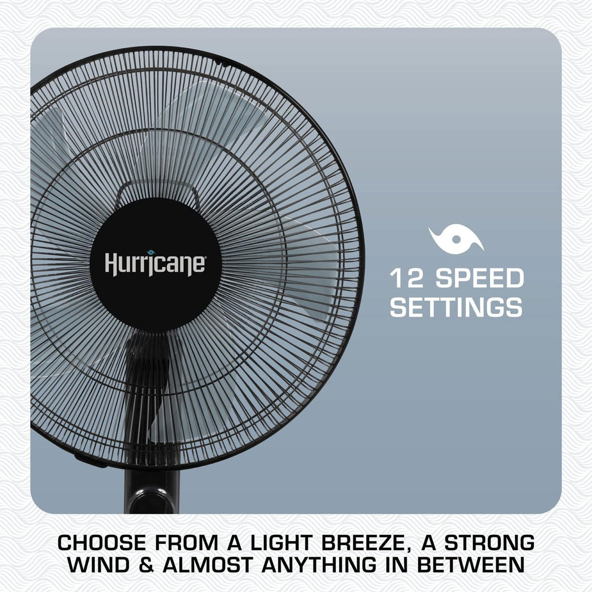 2 Pack Oscillating Pedestal Stand Fan, 12-Speed, 16", Black with Remote Control V9612