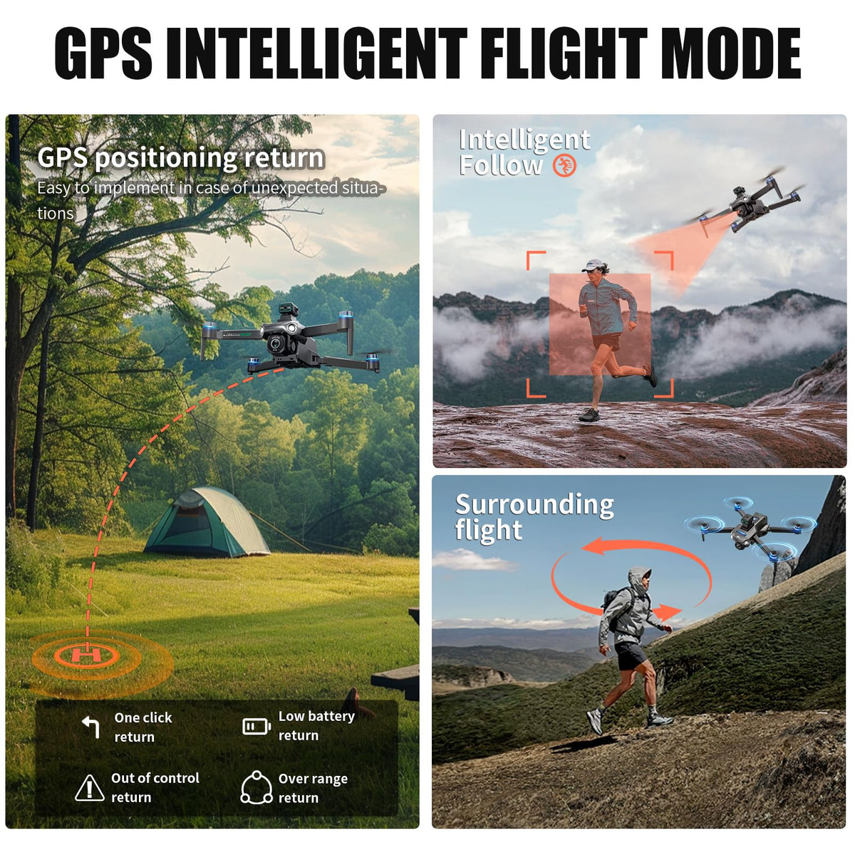 4K Camera Drone with Large Screen I6704