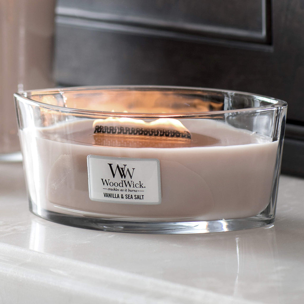 Scented Candle, Vanilla & Sea Salt, 16oz E51554