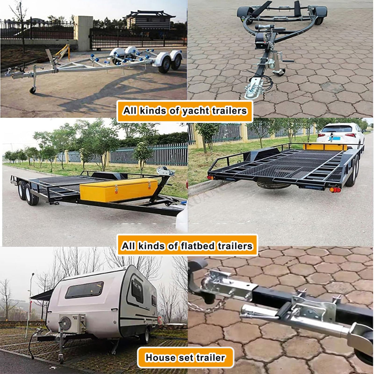 Boat Trailer Jack with Wheels S5743