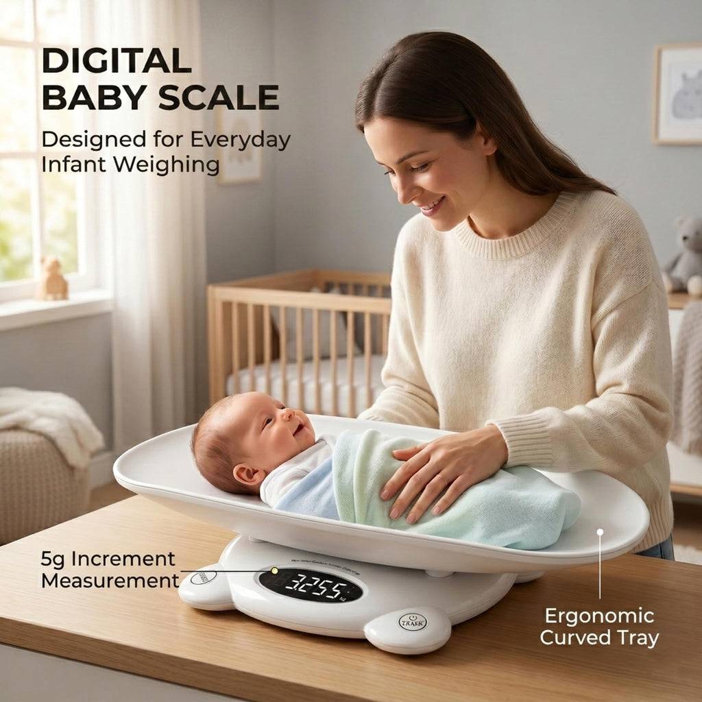 White Digital Baby Scale U5776