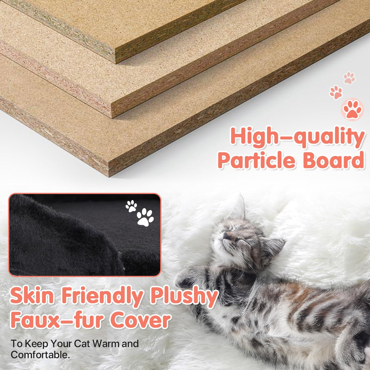 Dark Grey Multi-Level Cat Tree with Scratching Post K574
