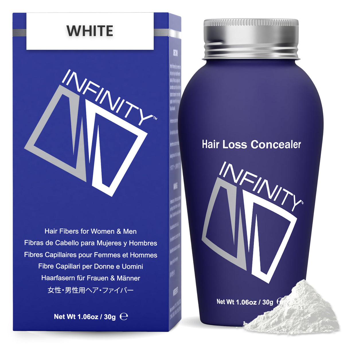 White Hair Fiber Powder 30g U9102