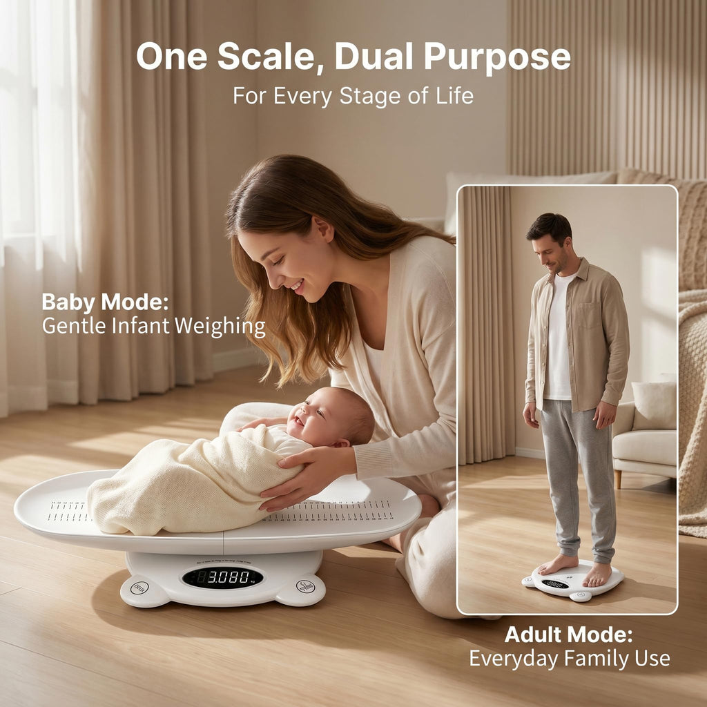 White Digital Baby Scale U5776