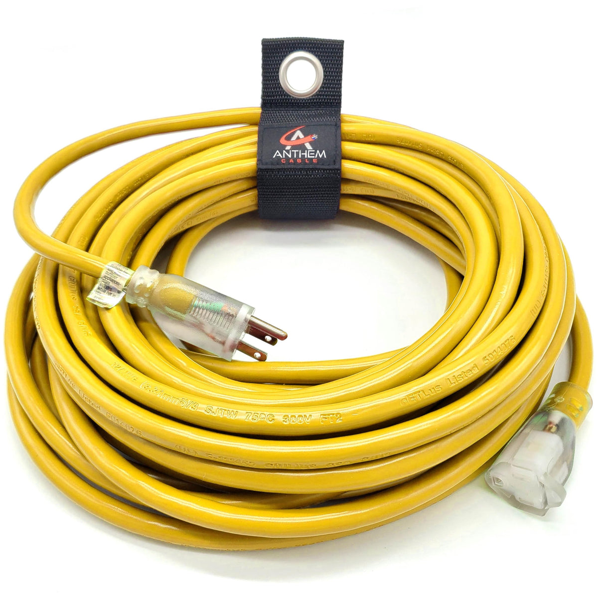 100 ft 12 Gauge Yellow Outdoor Extension Cord N52637