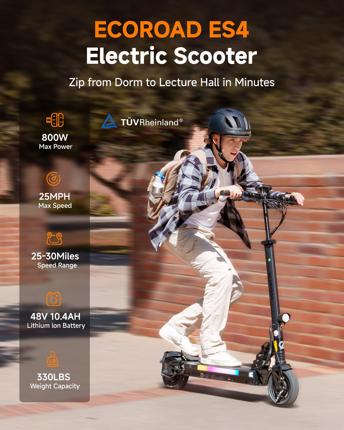 Electric Scooter 750W 25 MPH 30-35 Miles C237607