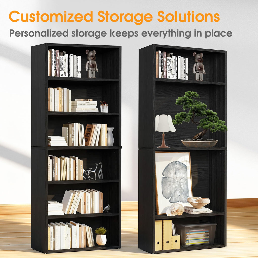 6 Shelf Bookcase S126
