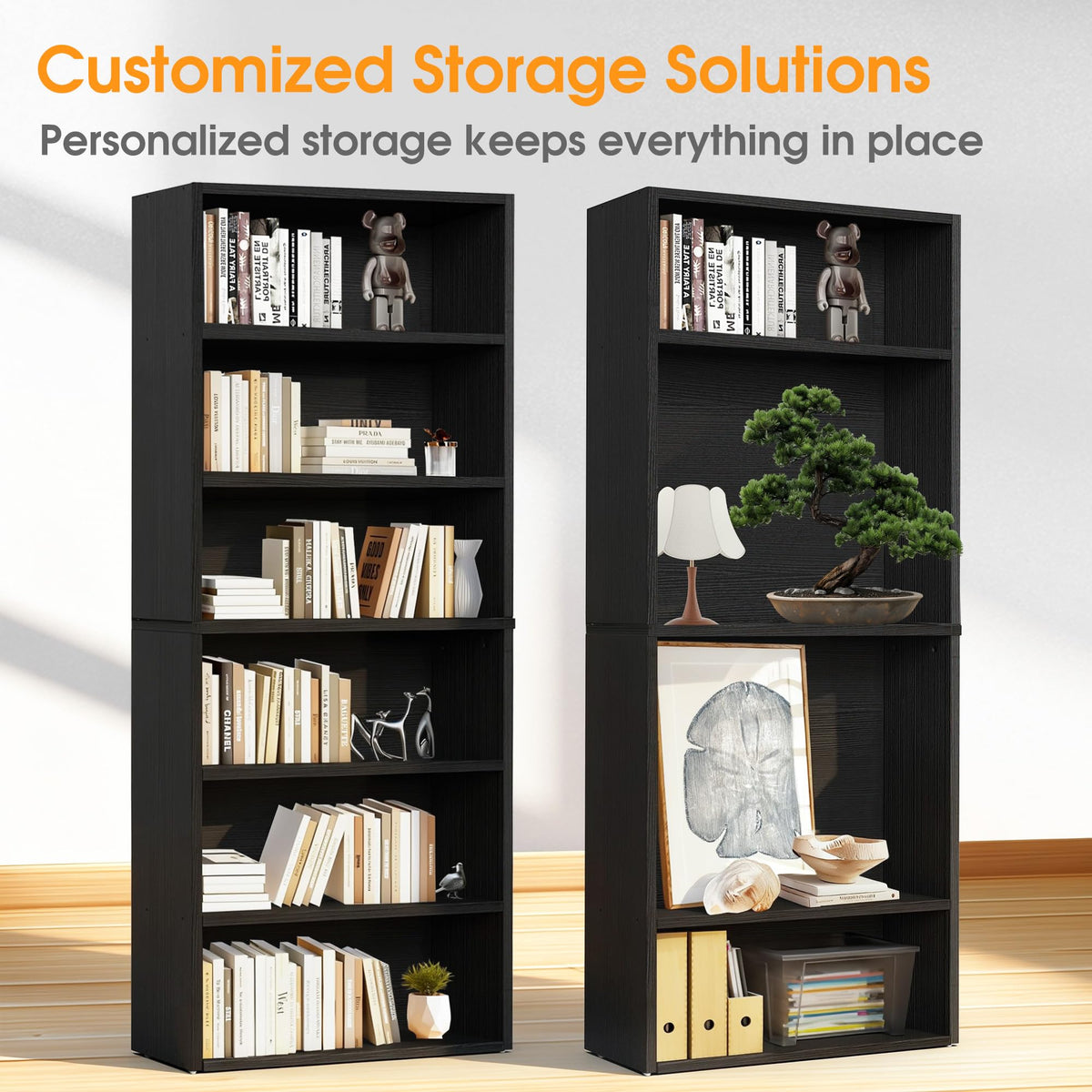 6 Shelf Bookcase S126