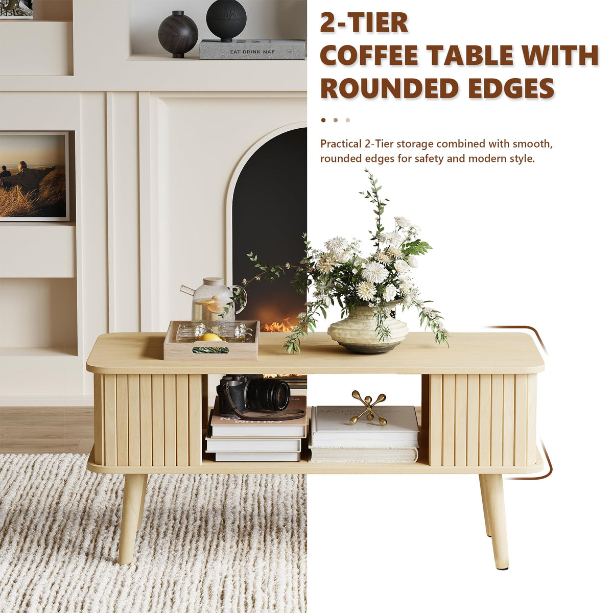 Coffee Table with Storage Z67340