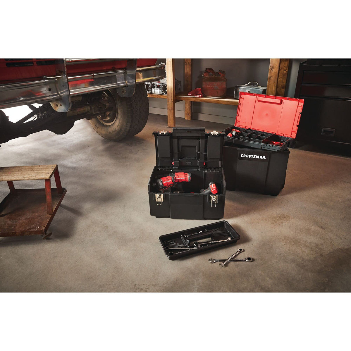19-in. 3-in-1 Rolling Tool Box with Wheels B4379