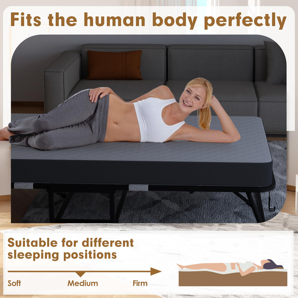 Folding Bed with 5” Mattress K21279