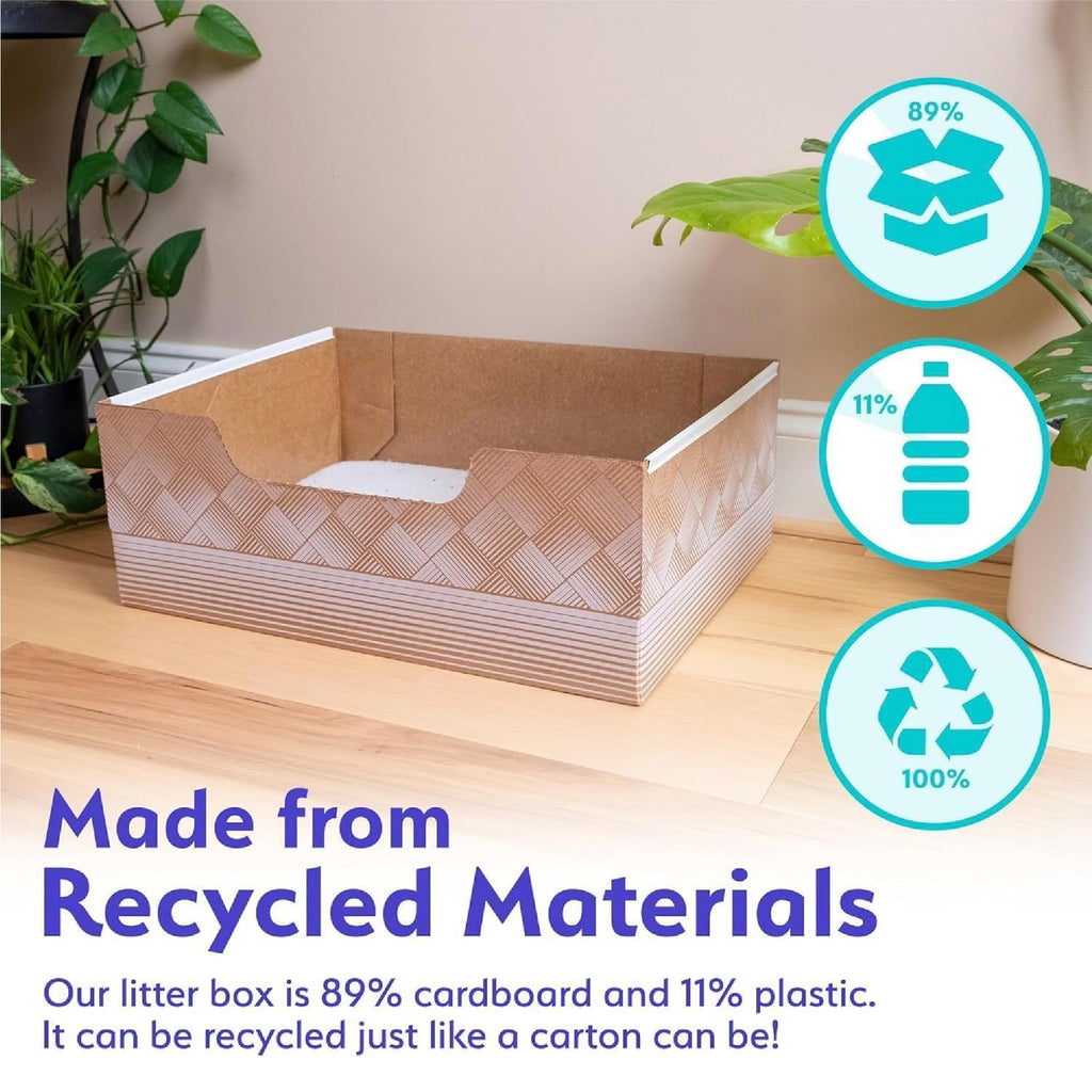 Disposable Cat Litter Box 2-Pack X10808