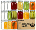 16oz Regular Mouth Mason Jars 18 Pack T468587