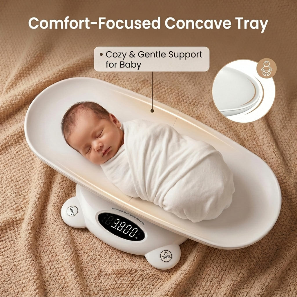 White Digital Baby Scale U5776