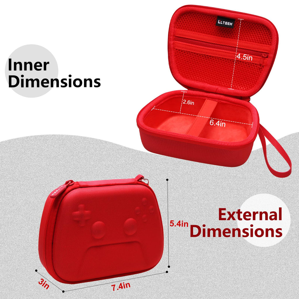 Black Red Gaming Console Case and Controller Case P8933