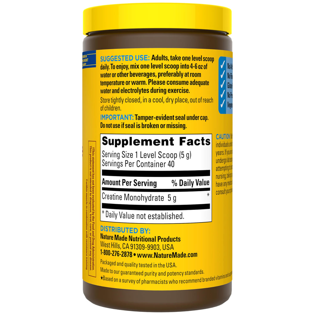 Micronized Creatine Monohydrate Powder 5g per Serving L541305