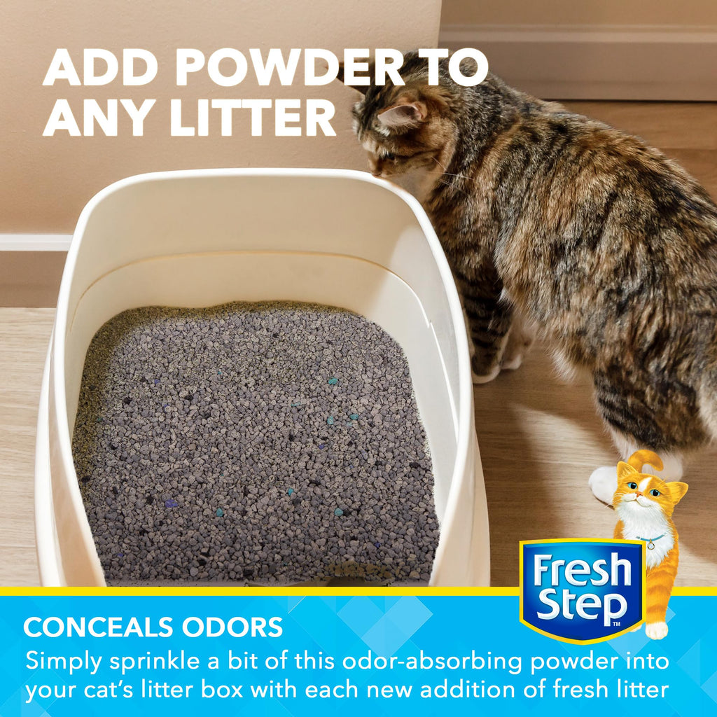Charcoal Odor Eliminating Cat Litter Box Powder, 15 Oz Q515