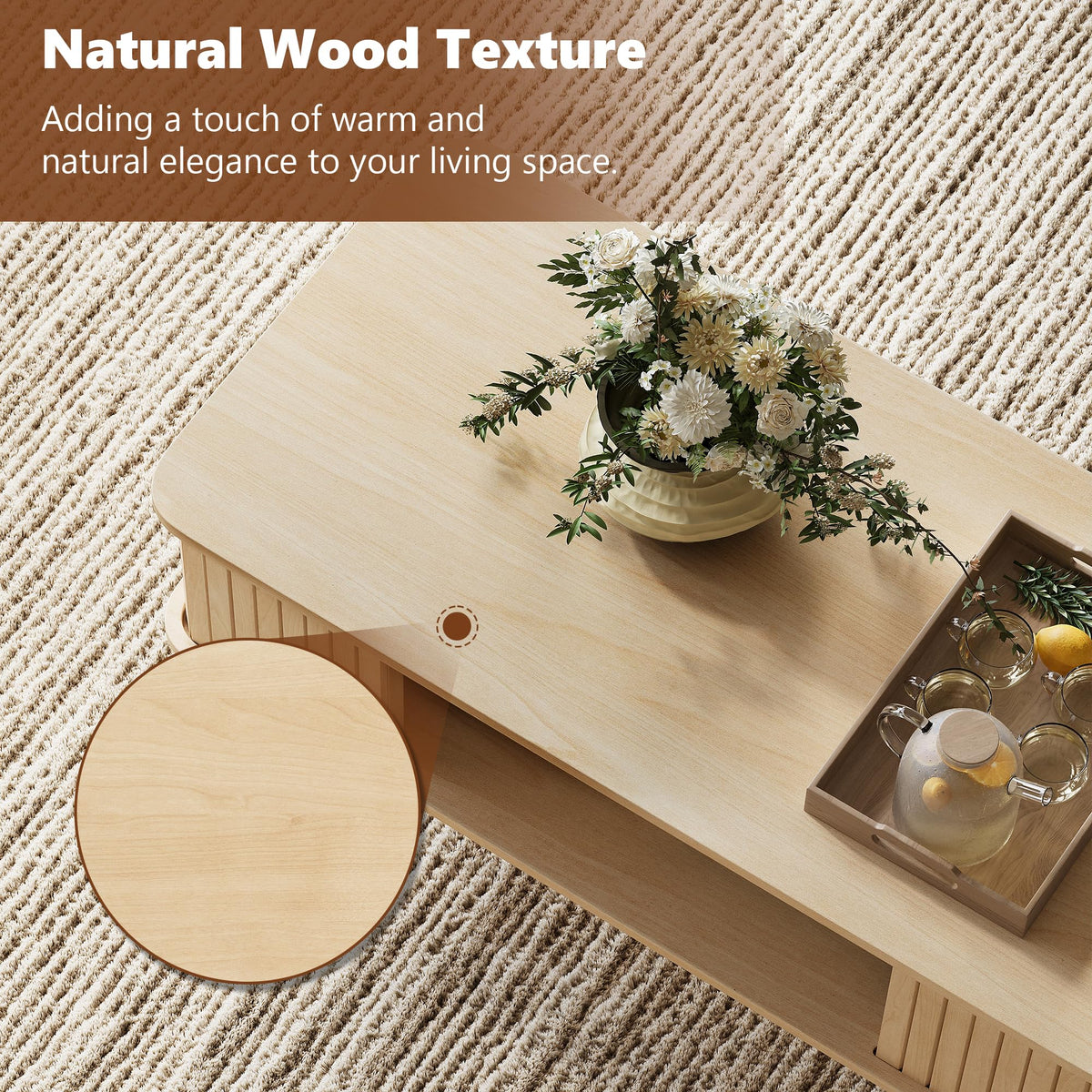 Coffee Table with Storage Z67340