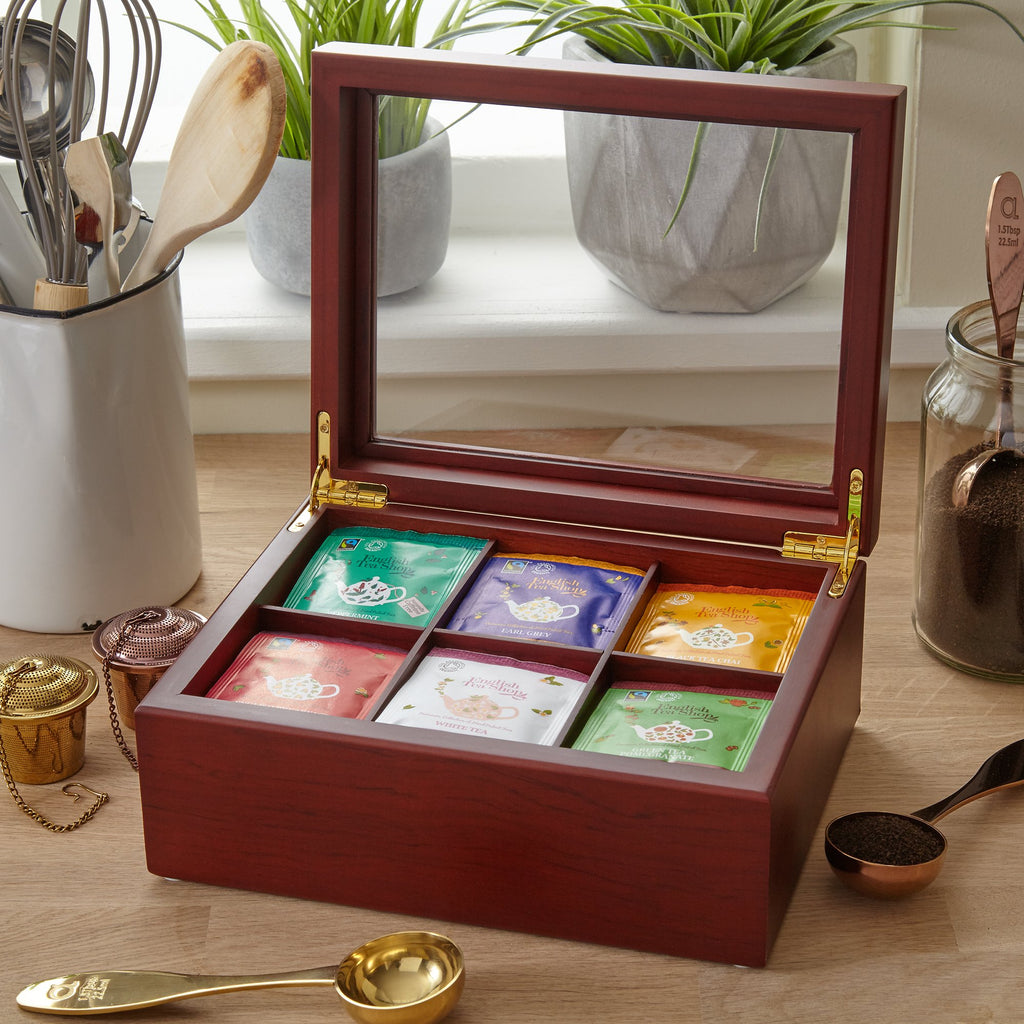 Wooden Tea Bag Organizer I7120